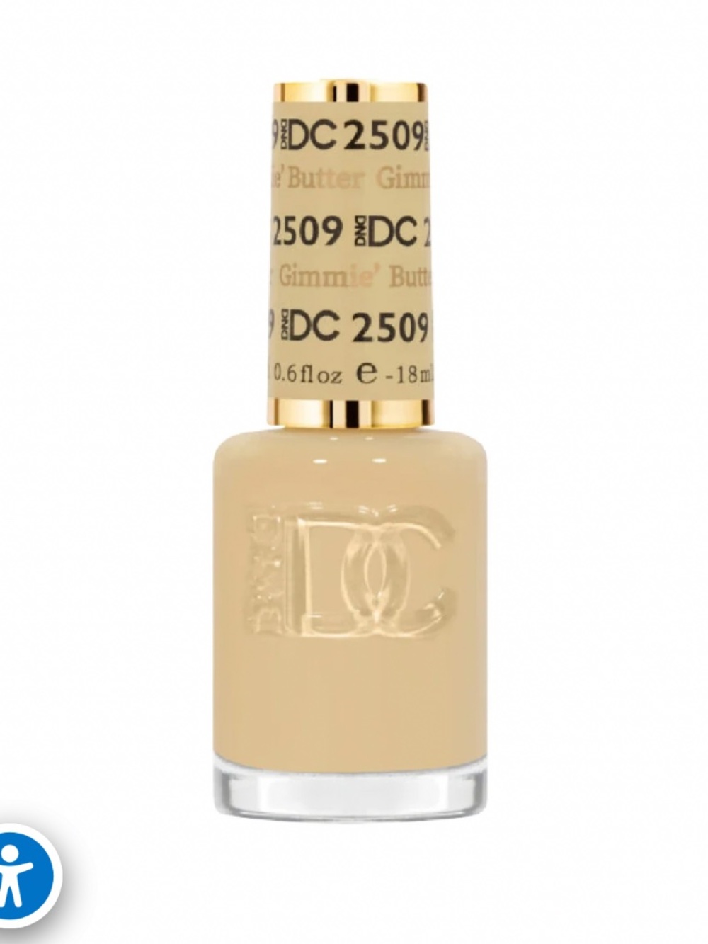 DND "Nail Polish #2509 Gimmie' Butter" NWT - Picture 5 of 5